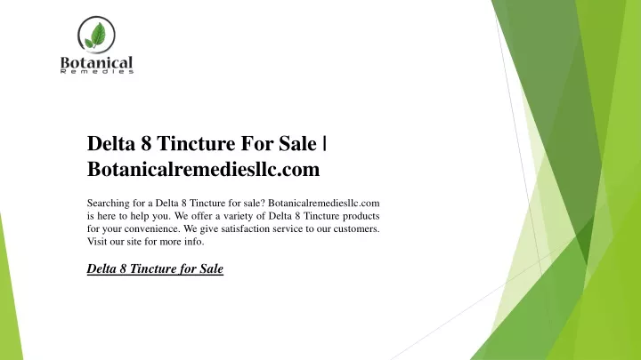 delta 8 tincture for sale botanicalremediesllc com