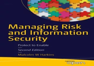 (PDF BOOK) Managing Risk and Information Security: Protect to Enable ipad