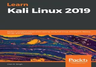 pdf learn kali linux 2019 perform powerful