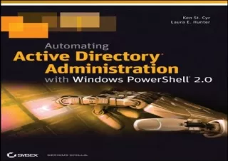 [READ PDF] Automating Active Directory Administration with Windows PowerShell 2.