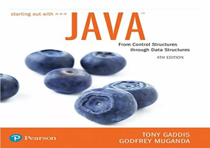 PPT - PDF Starting Out With Java: From Control Structures Through Data ...