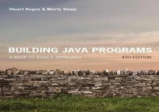 pdf building java programs a back to basics