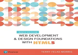 [DOWNLOAD PDF] Web Development and Design Foundations with HTML5 (What's New in