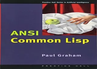 (PDF BOOK) ANSI Common LISP full