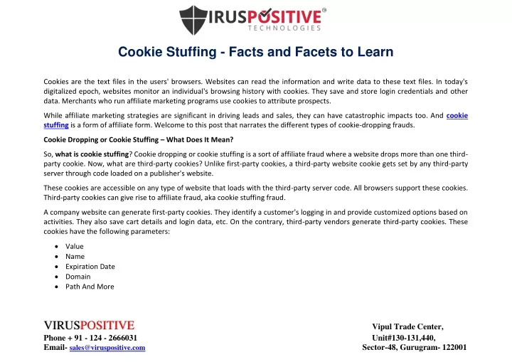 cookie stuffing facts and facets to learn