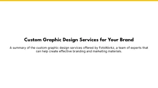 custom graphic design services for your brand