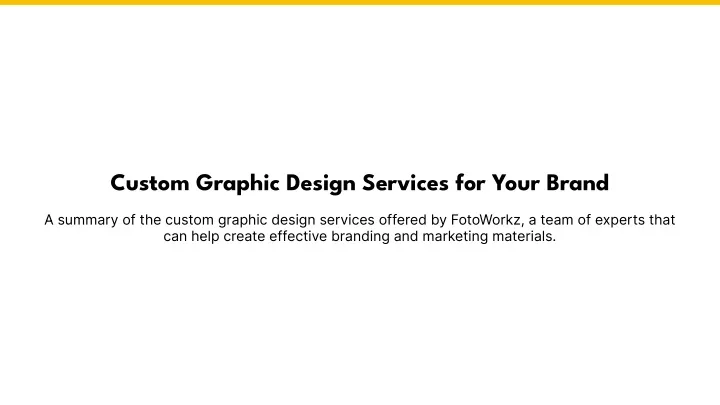 custom graphic design services for your brand