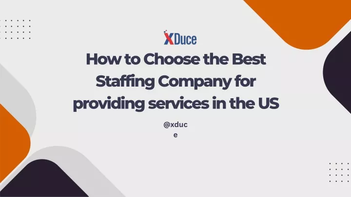 how to choose the best staffing company