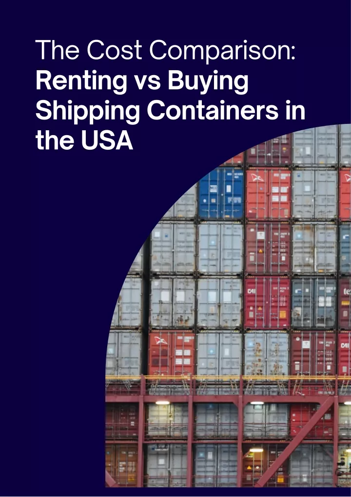 the cost comparison renting vs buying shipping