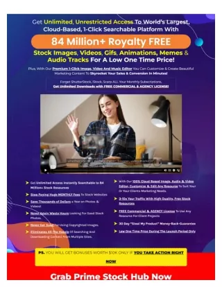 Prime Stock Hub - 1-Click Searchable Platform 50 Millions  Royalty Free Stock Images, Videos, Gifs, Animations & Audio T
