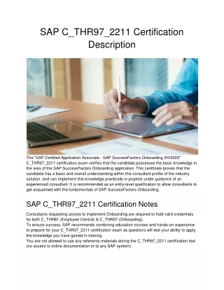 sap c thr97 2211 certification description