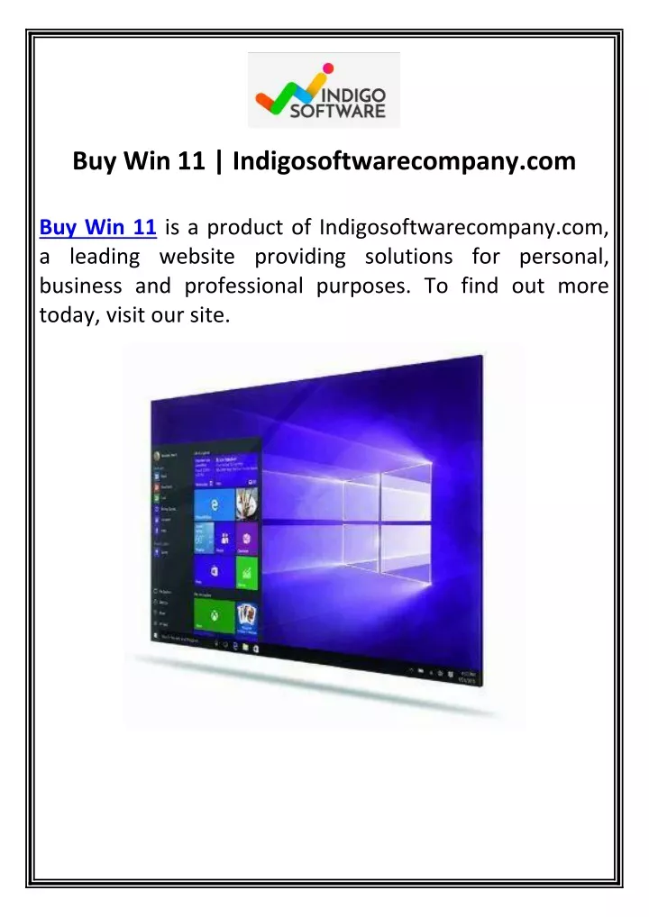 buy win 11 indigosoftwarecompany com