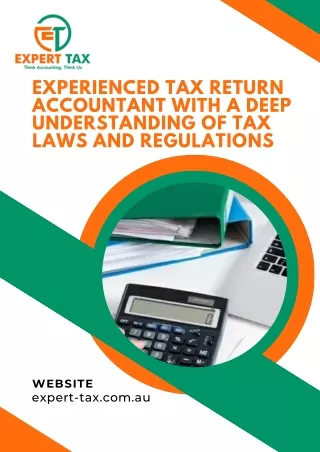 experienced tax return accountant with a deep