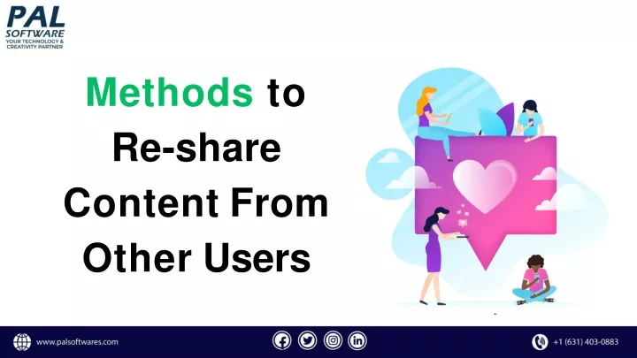 methods to re share content from other users