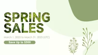 Get Ready for Spring with Our Seasonal Sale - Ortur
