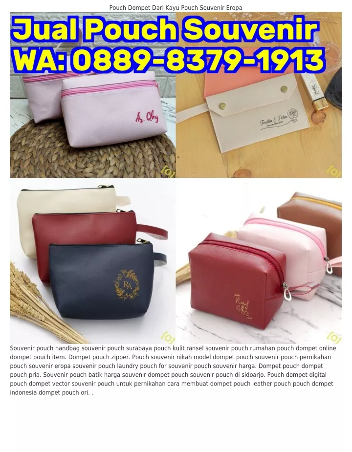 pouch dompet dari kayu pouch souvenir eropa