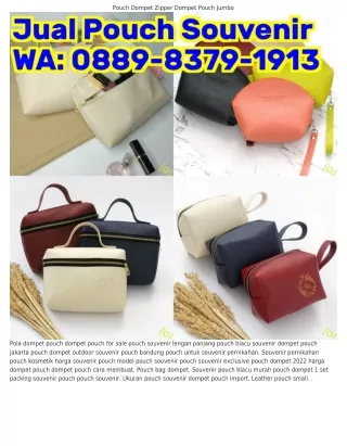 ౦889·83ᜪ9·I9I3 (WA) Dompet Pouch Pria Pouch Souvenir 1 Lusin