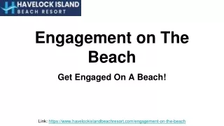 Engagement on The Beach