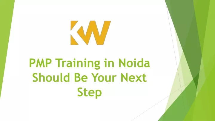 pmp training in noida should be your next step