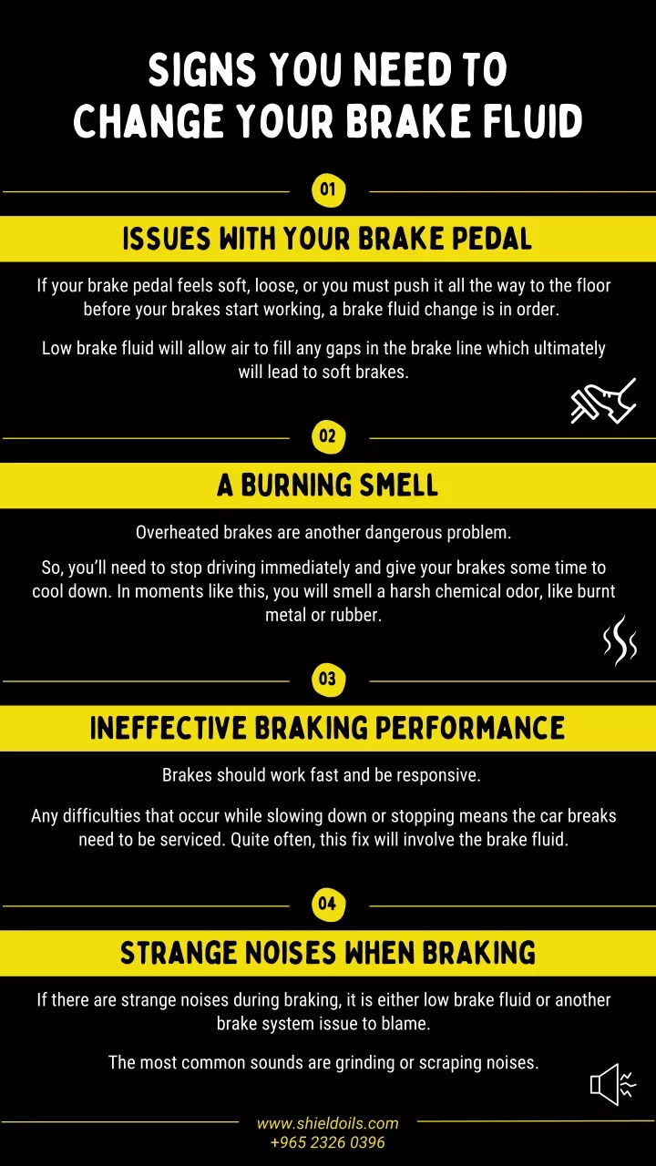 signs you need to change your brake fluid