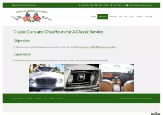 Adelaide's Most Reliable Classic Car Booking Service