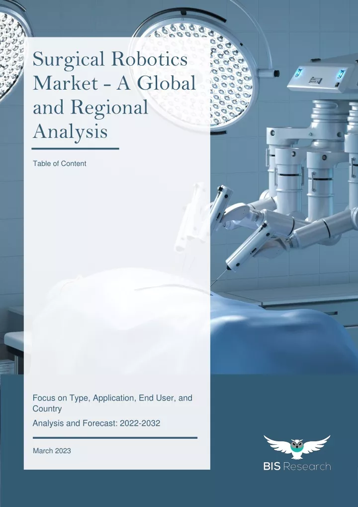 surgical robotics market a global and regional