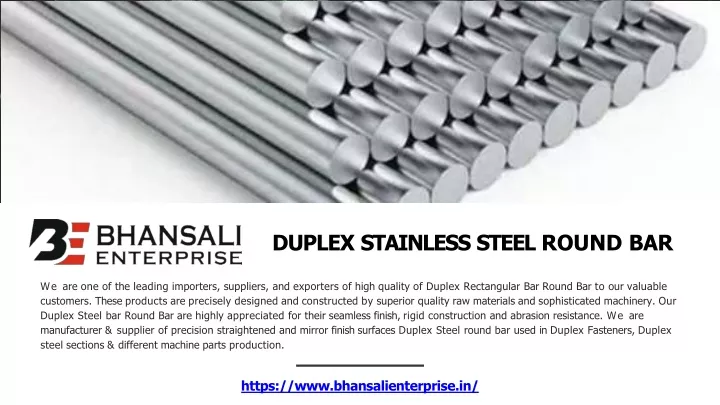duplex stainless steel round bar