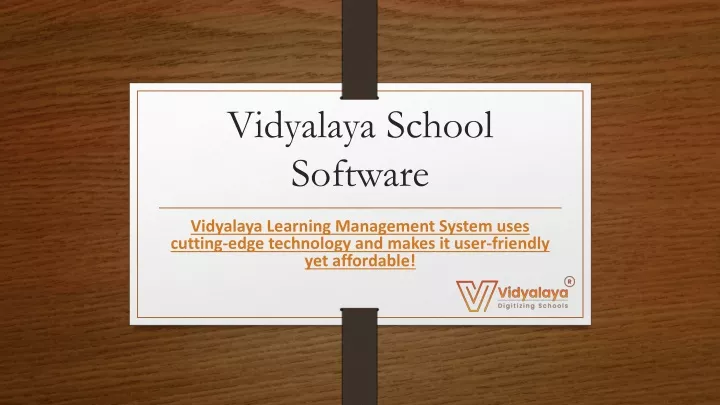 vidyalaya school software