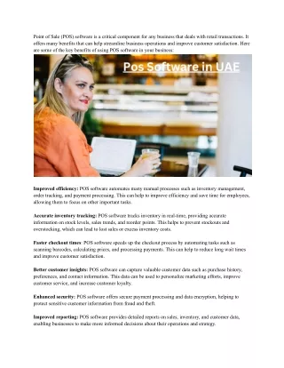 point of sale pos software is a critical