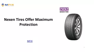 Nexen Tires Offer Maximum Protection