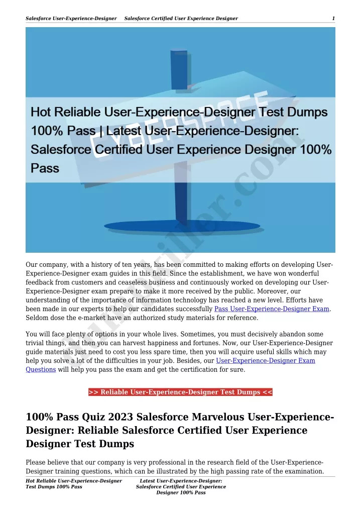 salesforce user experience designer