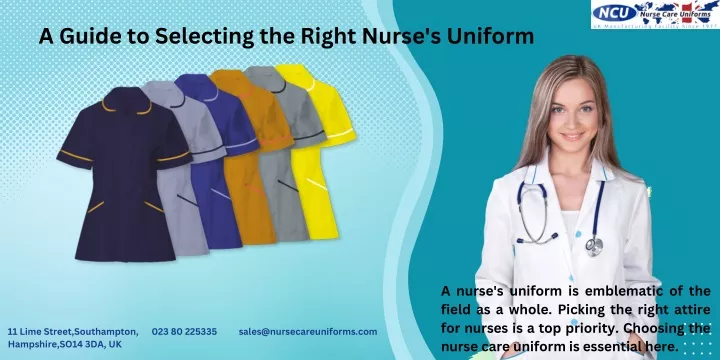 a guide to selecting the right nurse s uniform