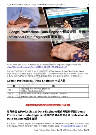 Google Professional-Data-Engineer權威考題 -最新Professional-Data-Engineer題庫資源
