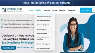 Top 8 Features of ConfluxHR HR Software