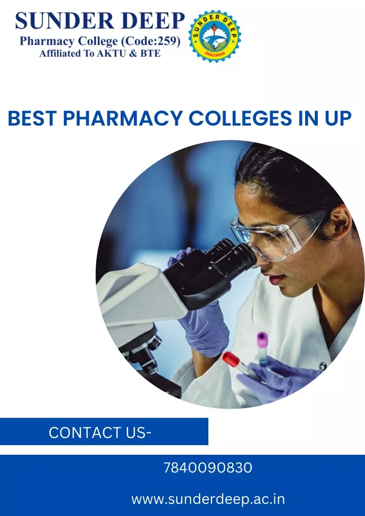 best pharmacy colleges in up