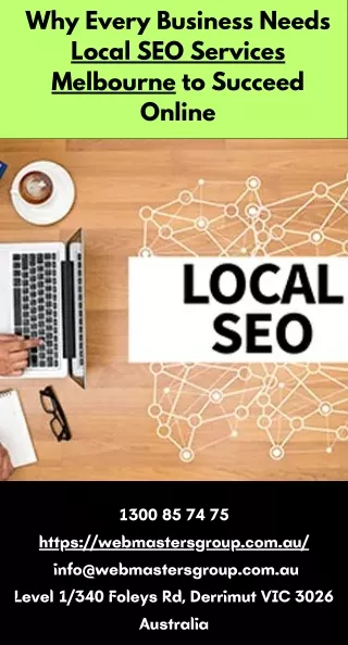 Why Every Business Needs Local SEO Services Melbourne to Succeed Online