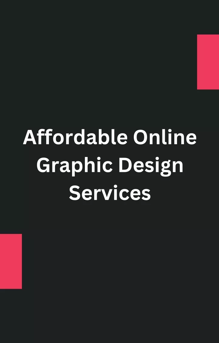 affordable online graphic design services