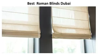 Roman Blinds curtainstore.ae