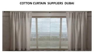 COTTON CURTAIN   curtainsshops