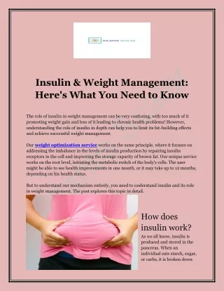 Maintain Your Weight to Stay Healthy With Weight Optimization Services