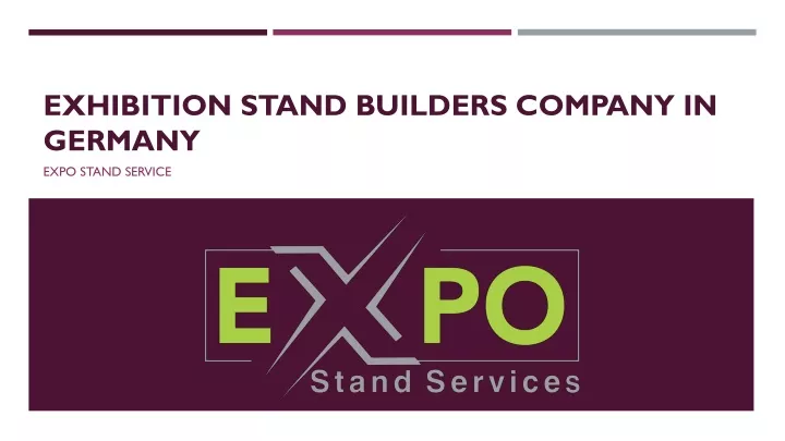exhibition stand builders company in germany