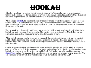 Hookah