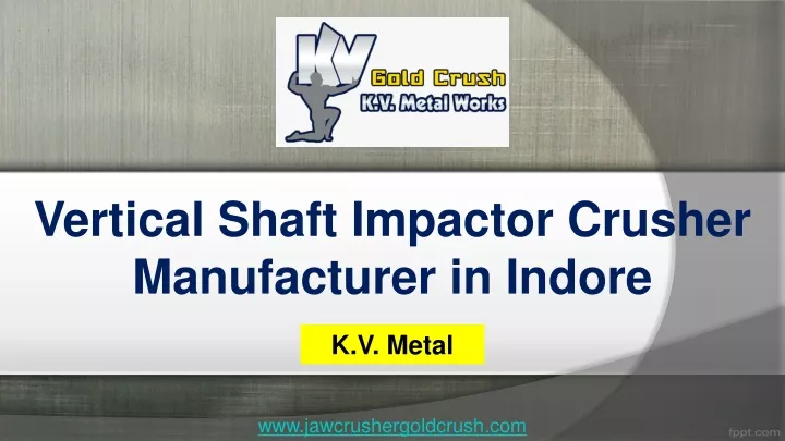 vertical shaft impactor crusher manufacturer