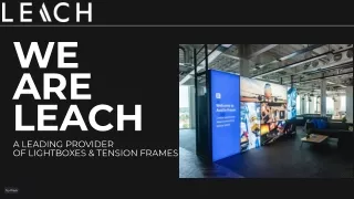 Retail Lightbox graphics display installation UK _ Backlit display Tension frames