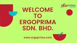 Initial Ergonomic Risk Assessment - ERGOPRIMA SDN. BHD.