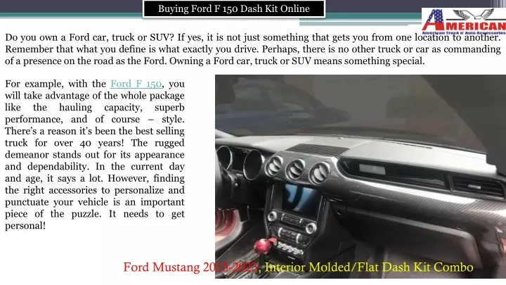 buying ford f 150 dash kit online