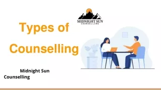 Types of  Counselling