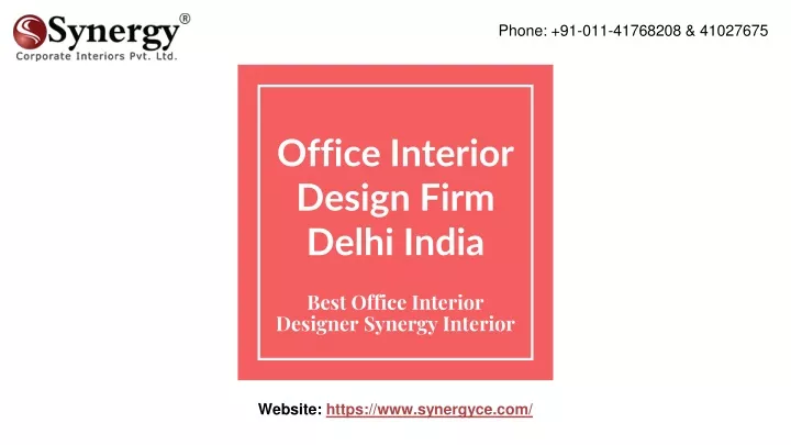 office interior design firm delhi india