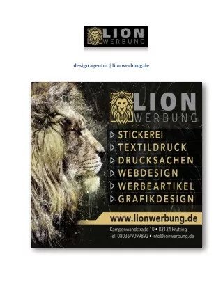 design agentur | lionwerbung.de