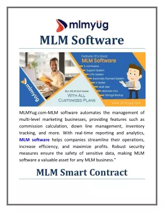 MLM Smart Contract